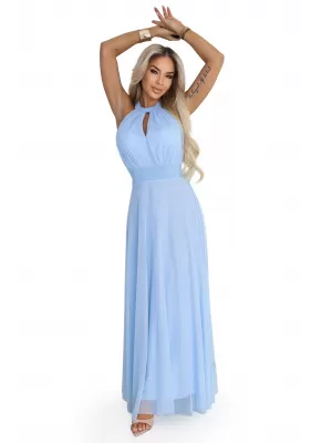 Rochie NUMOCO 662-1 ALBASTRU DESCHIS