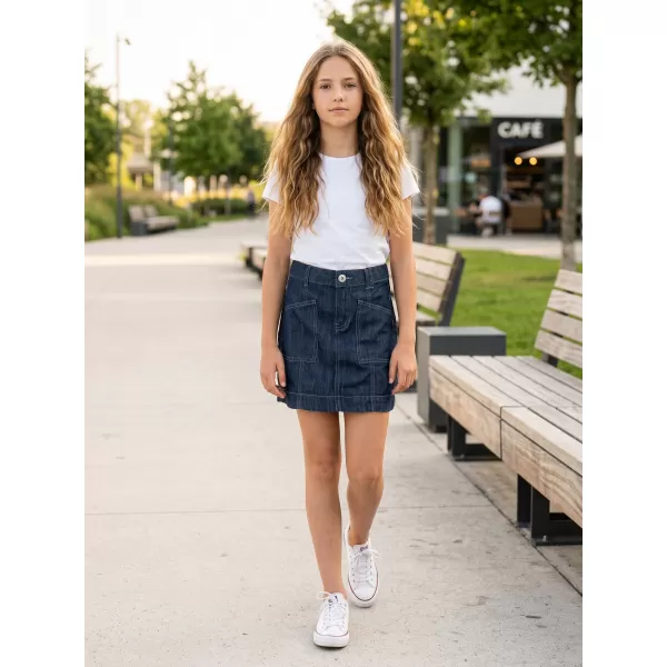 Fusta de fetiță SAM 73 GZ 501 DENIM ÎNCHIS LA CULOARE 