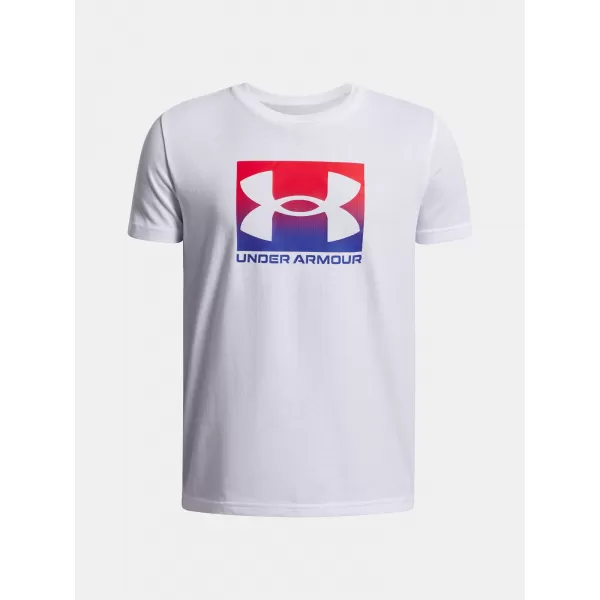  Tricou băieți UNDER ARMOUR UA B BOXED SPORTS UPDATE SS 1388672-100 ALB 