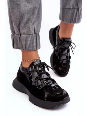 Pantofi de dama ZAZOO M01/2 NEGRU
