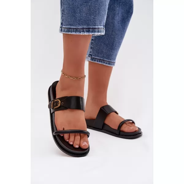  Papuci de damă BOTO SARILISSE 41609 NEGRU 