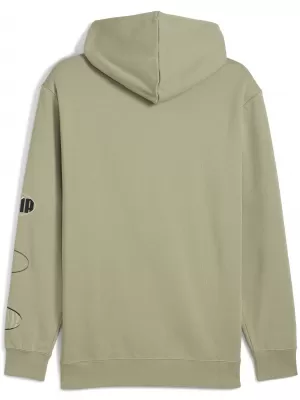Hanorac pentru bărbați PUMA ESS LOGO LAB HOODIE 688180-82 ARMATA LUX
