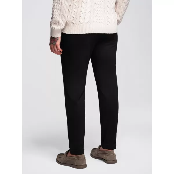  Pantaloni pentru bărbați OMBRE OM-PACP-0283 NEGRU 