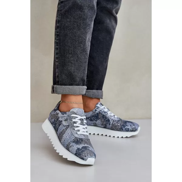  Pantofi de dama D&A LR51-635 ALBASTRU 