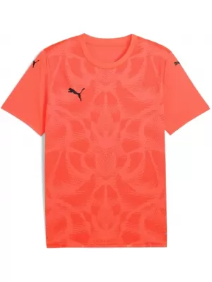 Tricou funcțional pentru bărbați PUMA TEAMULTIMATE JERSEY 706280-38 NEON SUN/ NEON SUN/PUMA BLACK