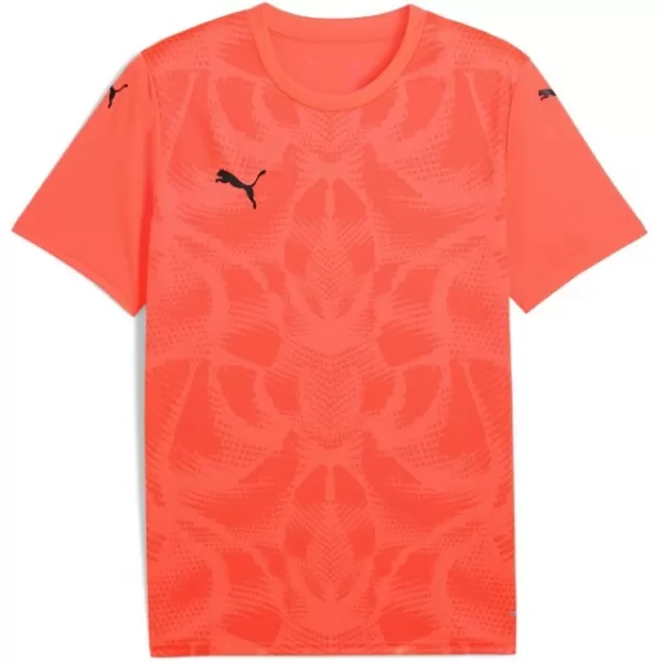  Tricou funcțional pentru bărbați PUMA TEAMULTIMATE JERSEY 706280-38 NEON SUN/ NEON SUN/PUMA BLACK 