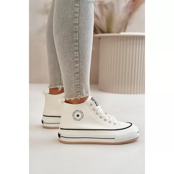  Adidași de damă BIG STAR OO274061 WHITE Pantofi Big Star 