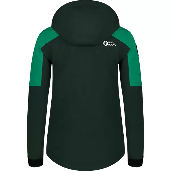  Jachetă de schi pentru femei NORDBLANC LILT NBWJL8302 VERDE ÎNCHIS 