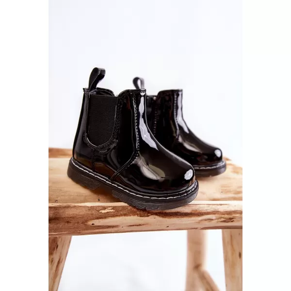  Pantofi pentru copii BOTO PORKY 21939 NEGRU 