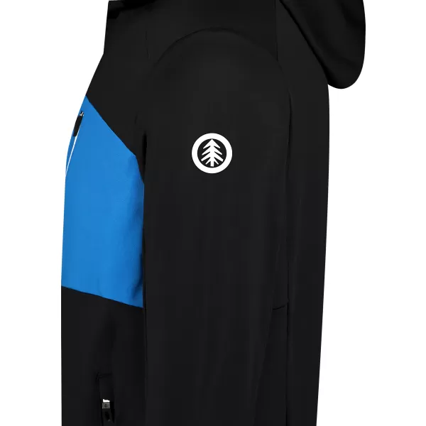  Hanorac powerfleece pentru bărbați NORDBLANC BRACKEN NBWFM8286 NEGRU 