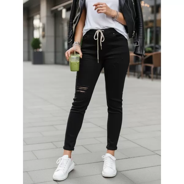  Pantaloni de dama DSTREET UY2857 NEGRU 