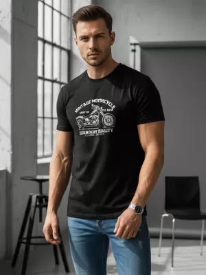 Tricou pentru bărbați DSTREET NX057R NEGRU