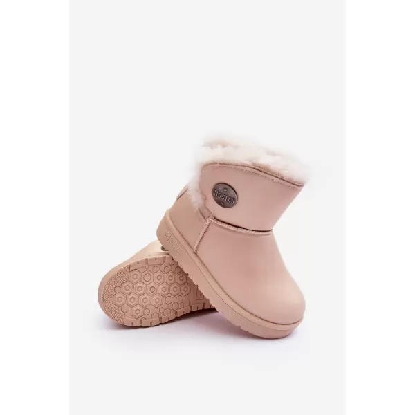  Pantofi de iarna copii BIG STAR MM374084 BEI Pantofi Big Star 