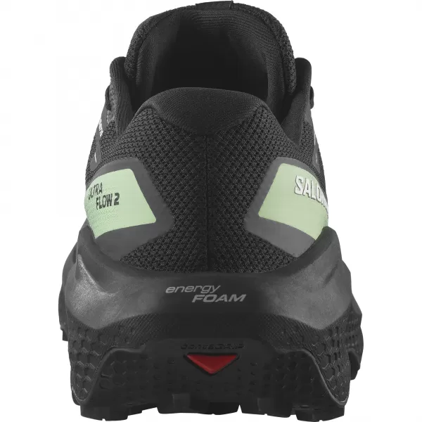  Pantofi pentru bărbați SALOMON ULTRA FLOW 2 GTX L47981400 NEGRU/NEGRU/VERDE PATINAT 
