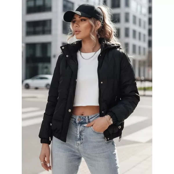  Geaca de dama DSTREET TY4175 NEGRU 