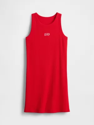 Haine pentru copii GAP LOGO TANK DRESS 780543-02 SOS DE ROSII