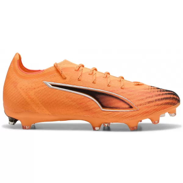  Cizme PUMA ULTRA 6 PRO FG/AG 108551-03 CĂLDURĂ FOC/NEGRU/ROȘU STRĂLUCITOR 