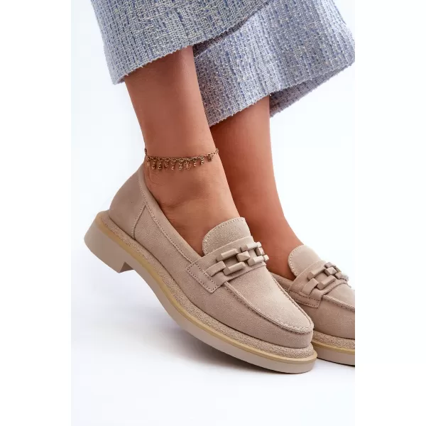  Mocasini de dama S.BARSKI HX52-222 BEJ 