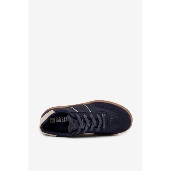  Pantofi bărbați BIG STAR SS174079 ALBASTRU Pantofi Big Star 