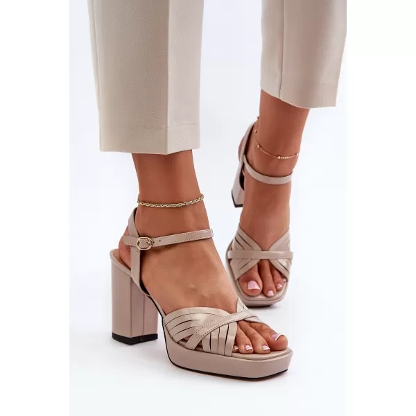  Sandale de dama D&A MR38-668 BEJ 