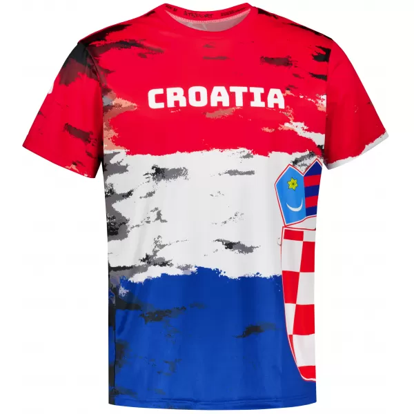  Tricou premium pentru bărbați ALTISPORT VOJ/ALM036HR/TR01 CROAŢIA 