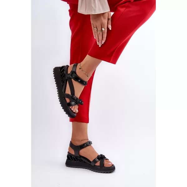  Sandale de dama D&A CR956 NEGRU 