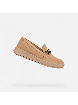 Mocasini de dama GEOX FLEXTRIDE G013008 BEJ