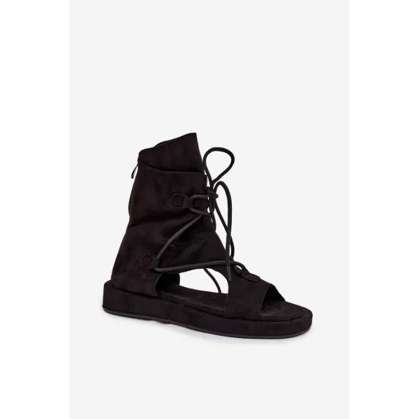  Sandale de dama BOTO FERLISSE 41573 NEGRU 