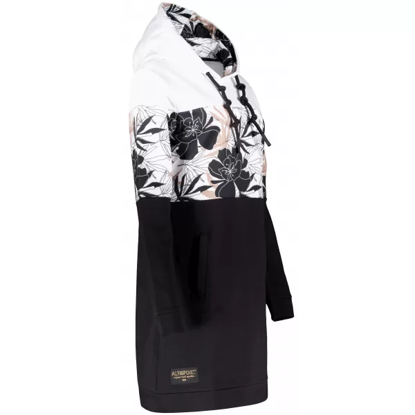  Hanorac de dama ALTISPORT HETHER NEGRU/ALB 