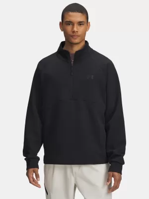 Hanorac pentru bărbați UNDER ARMOUR UNSTOPPABLE FLC HALF ZIP 6003868-001 NEGRU