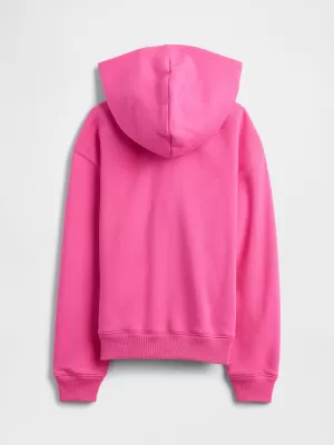 Hanorac pentru copii GAP LOGO PULLOVER HOODIE 797762-03 ROZ FERICIT