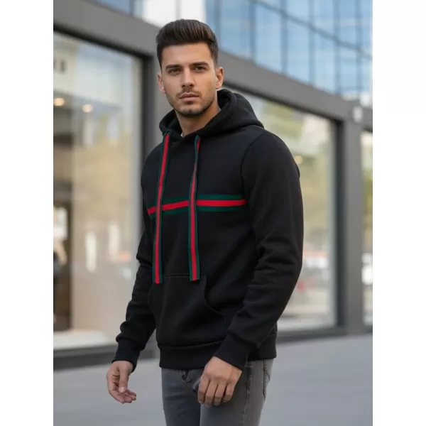  Hanorac pentru bărbați DSTREET BX5939 NEGRU 