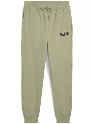 Pantaloni pentru bărbați PUMA ESS LOGO LAB SWEATPANTS 688182-82 ARMATA LUX