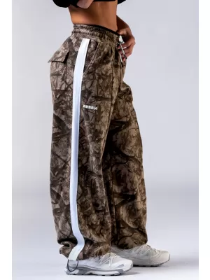Pantaloni de trening supradimensionati POWER 896 LIGHT BROWN CAMO Nebbia