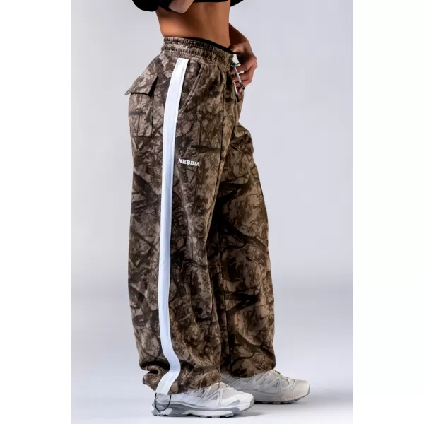  Pantaloni de trening supradimensionati POWER 896 LIGHT BROWN CAMO Nebbia 