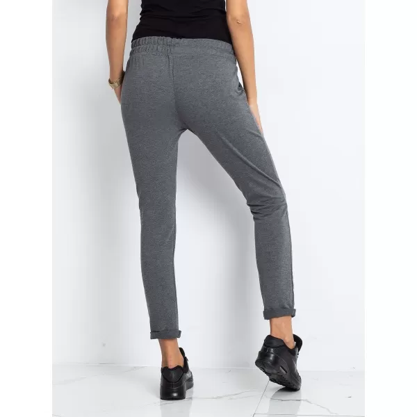  Pantaloni de trening pentru femei BASIC FEEL GOOD RV-DR-3698.09X GRI ÎNCHIS 