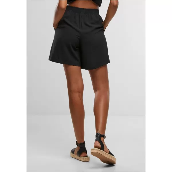  Pantaloni scurți de damă URBAN CLASSICS TB7522 NEGRU 