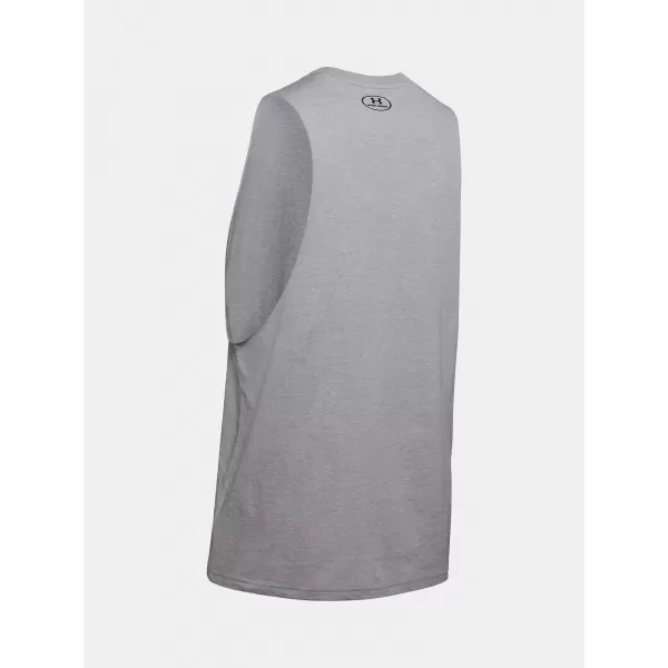  Maiou bărbătesc UNDER ARMOUR LEFT CHEST CUT OFF TANK 1329286-035 GRI 