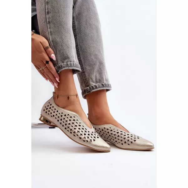  Balerini de dama ZAZOO 2883 AUR 