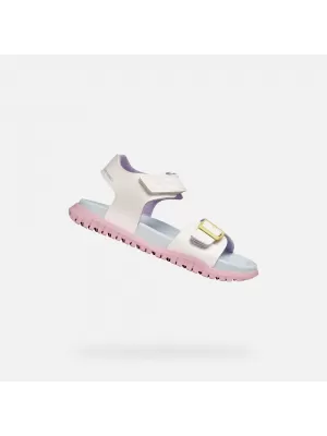 Sandale pentru fete GEOX SANDAL FUSBETTO J35HQA000BCC0653 ALB