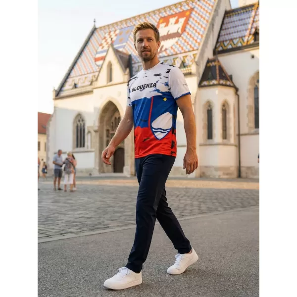  Tricou premium pentru bărbați ALTISPORT VOJ/ALM036SI/TR01 SLOVENIA 