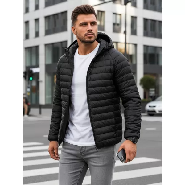  Jachetă pentru bărbați DSTREET TX4010 NEGRU 