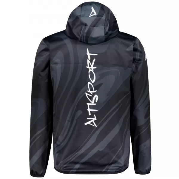  Jachetă softshell premium pentru bărbați ALTISPORT VOJ/ALM072JACK01 NEGRU 