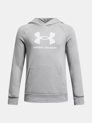 Hanorac pentru băiat UNDER ARMOUR UA RIVAL FLEECE BL HOODIE 1379791-011 GRI