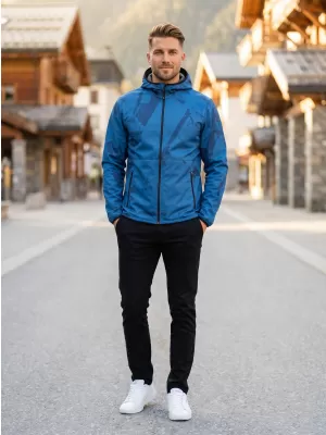 Jachetă softshell premium pentru bărbați ALTISPORT VOJ/ALM079JACK01 ALBASTRU