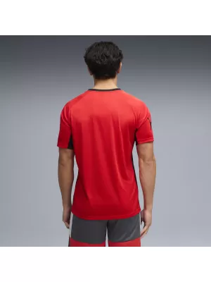 Tricou funcțional pentru bărbați PUMA INDIVIDUALLIGA GRAPH JERSEY 660578_01 PUMA ROȘU/PUMA ALB