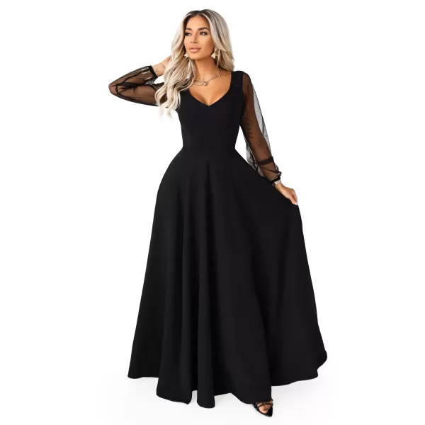  Rochie NUMOCO 640-2 NEGRU 