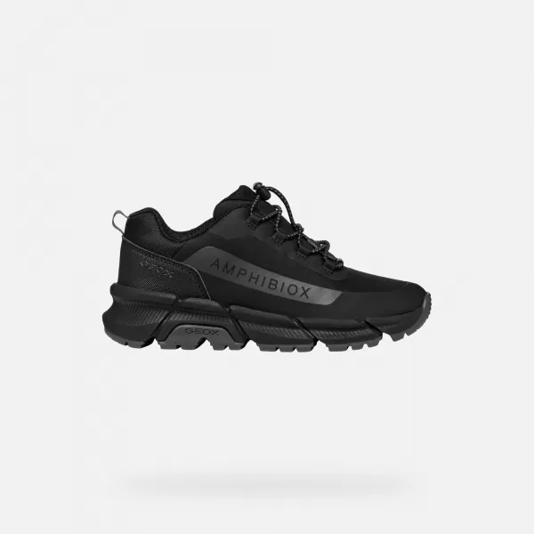  Adidași pentru băieți GEOX FLEXYPER PLUS J46LCC0FU50C0005 NEGRU 