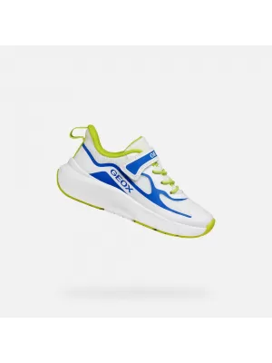 Adidași pentru băieți GEOX PRO-RAN J65P7F01454C0293 ALB