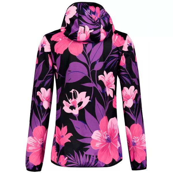  Jachetă softshell premium pentru femei ALTISPORT VOJ/ALW115JACK01 VIOLET/NEGRU 